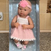 Деталізована лялька - новороджена дитина pure baby, 35 см. Португалія!!! Європейська якість!!!!