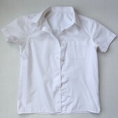 Сорочка для хлопчика F&F біла р. 7-8 років