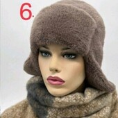 Женские шапки -ушанки альпака цвет на выбор