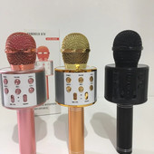 Bluetooth Микрофон Karaoke с встроенным FM радио.цвет случайный