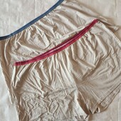 Жіночі трусики шортики для сну бежевого кольору L, 2ХL. Женские трусы 6520