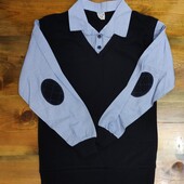 Обманка, светр-сорочка підліткова для хлопчика 13-14років