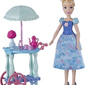 Попелюшка чаювання Disney princess Cinderella fashion doll with tea cart accessory, оригінал