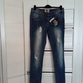 Брендовые новые коттоновые джинсы р.12-14.