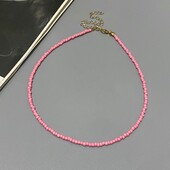 Ожерелье рожеве