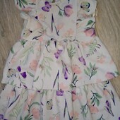 Стоп!! Фірменна зручна красива стильна натуральна нарядна пишна сукня в ідеалі