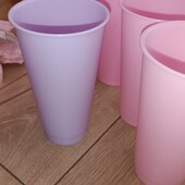 Primark пластиковий стакан високий 17.5 см фіолетовий