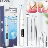 Скалер зубний peicon N-G6 ультразвуковий для видалення каміння та плям з набором зубного інструменту