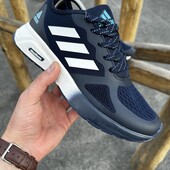 Чоловiчi кросівки Adidas Run CloudFoom blue сині розміри 40-44, код 3127-8