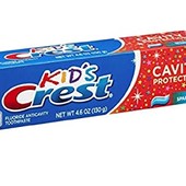 Дитяча зубна паста Crest Kid's cavity protection sparkle fun 130г. Детская зубная паста Крест