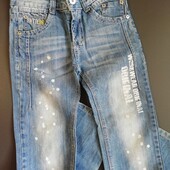 Модні джинси розмір- 130-134 див заміри
