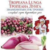 Насіння солодкої цибулі Тропеана Лунга. 300 насінин!