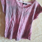 Хлопкова футболка рожева р. с-л vila