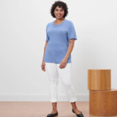 ♕ Жіночі елегантні стрейчеві штани від Tchibo, розмір наш 50-52(44 євро)