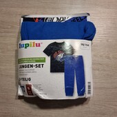 Лупилу! Комплект для мальчика: Футболка для мальчика и утеплённые спортивные штаны! 98/104!