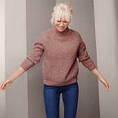 ☘ Шикарний високоякісний светр об'ємної в'язки, Tchibo (Німеччина), р.: 50-52 (44/46 євро)
