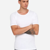 Футболка чоловіча базова Livergy М (48/50 розмір) біла (знижка). Мужская футболка 9091