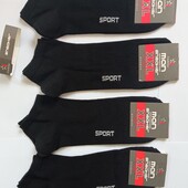 4 пари! Набір! Короткі чорні спортивні шкарпетки Footstar Німеччина розмір 47-50