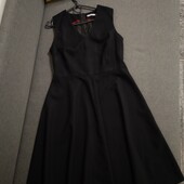 Фактурна чорна сукня-сарафан Tu, розмір 12