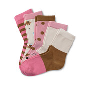⚙ Лот 1 пара ⚙ Якісні шкарпетки від Tchibo (Німеччина), р:23/26 3-х кольорові з коричневою пяткою