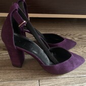 Туфлі фіолетового кольору, замш, 39 р