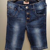 Шорты джинсовые с высокой посадкой стрейч,в идеале.