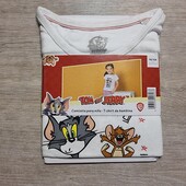 Tom & Jerry! Трикотажная футболка для девочки! 98/104! Лот 5800
