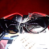 Солнцезащитные очки от Gabriella Marioni.100%протектор защиты. красная дужка со стразой
