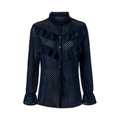 Якісна стильна мережива блуза від Tchibo (Німеччина) розмір 42 євро = 48