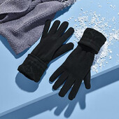 ♕ Теплі рукавички з мікрофлису від Tchibo (Німеччина), розмір 6,5