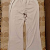трикотажні білі штани поб. 60