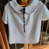 белая школьная блузка 38р