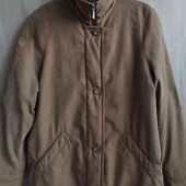 женская стёганая куртка цвет горчица размер евро 42/44