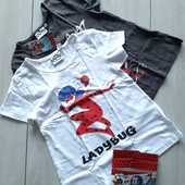 Набір футболок Lady Bug Німеччина, 2шт / 122-128см. В упаковці!