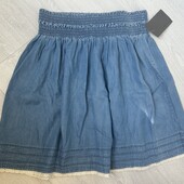 Летняя юбка Zara 100% лиоцелл