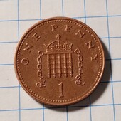 Монета Великобританії 1 пенні 2007