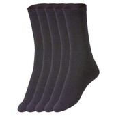 Шкарпетки класичної висоти жіночі esmara упаковка 5шт чорні розмір 39-42..