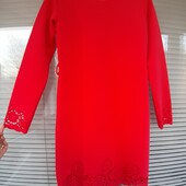 Елегантна текстурна сукня з перфорацією на 9-10 років