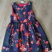 Mini club брендовое нарядное платье на девочку 5/6 лет рост 110/116 см