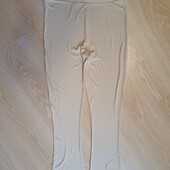 Классные трикотажные брюки в рубчик р-р 22