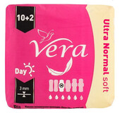 Прокладки гигиенические женские Vera Ultra Normal Soft 12 шт. в упаковке