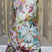 котоновое платье с цветами