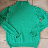 Якісний теплий зелений гольф/светр розмір с/м