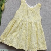 Дитяча літня сукня 6-9 міс плаття для дівчинки