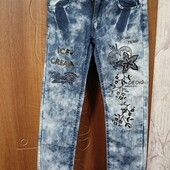 Красивые джинсы для девочки
