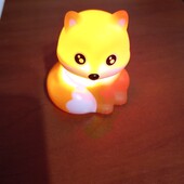 Игрушка мини лисенок с подсветкой