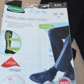 Компресійні гольфи travel knee-high socks sensiplast чорні 39-42