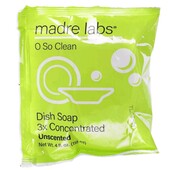 Madre Labs, засіб для миття посуду, потрійний концентрат, без запаху, 1 пакет,118 мл