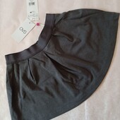 Спідниця для дівчинки ovs на 6-7 років сірого кольору. юбка для дівчинки 4970