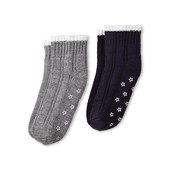 ☘Лот 1 шт☘ Теплі шкарпетки з вовни і тормозами на подошві, Tchibo(Німеччина), розмір: 35-38, сині